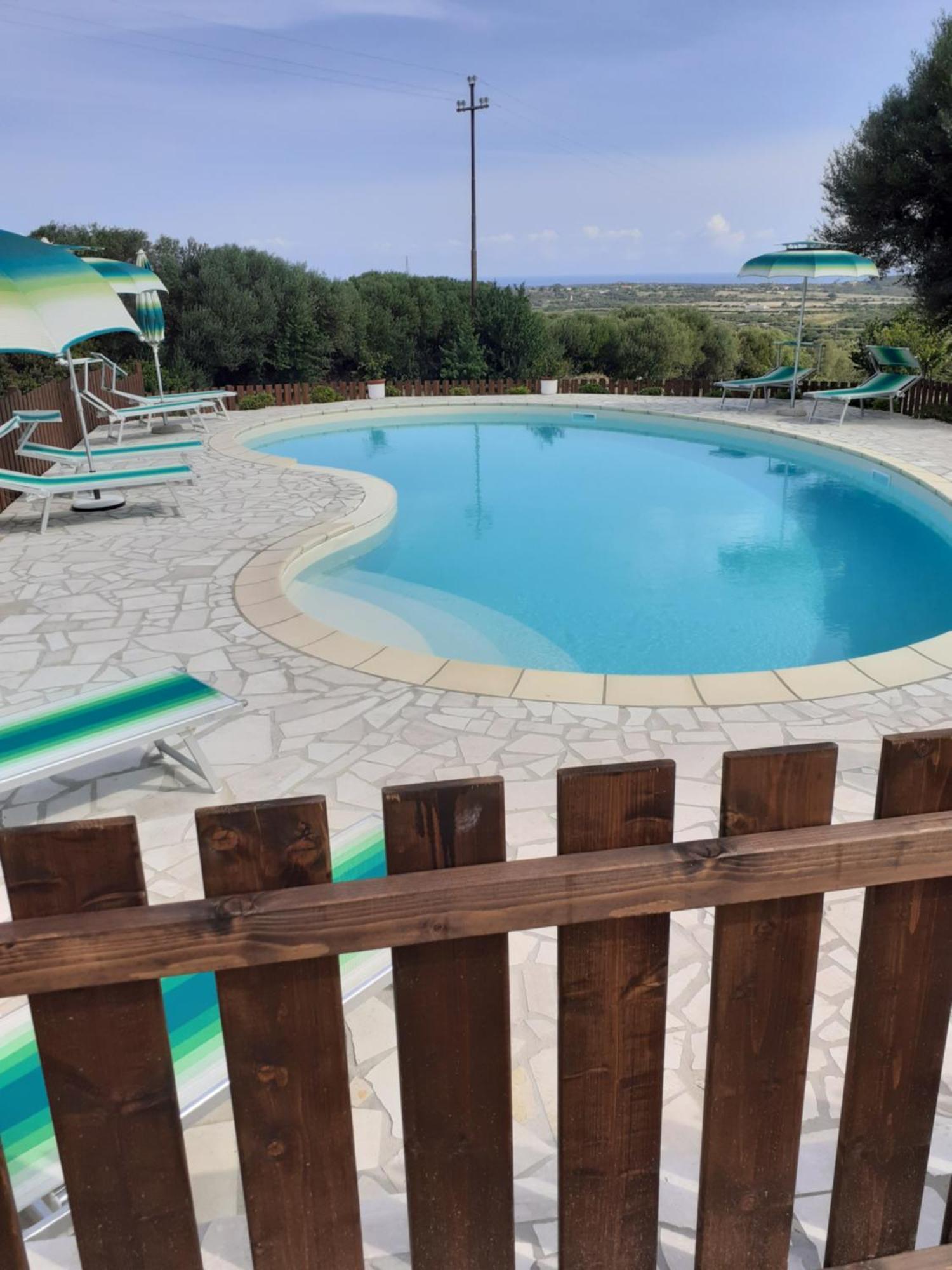 Agriturismo Gli Olivastri Appartamento Corbezzolo Con Piscina E Vista Mare,Climatizzatore,Wifi Альенту Экстерьер фото