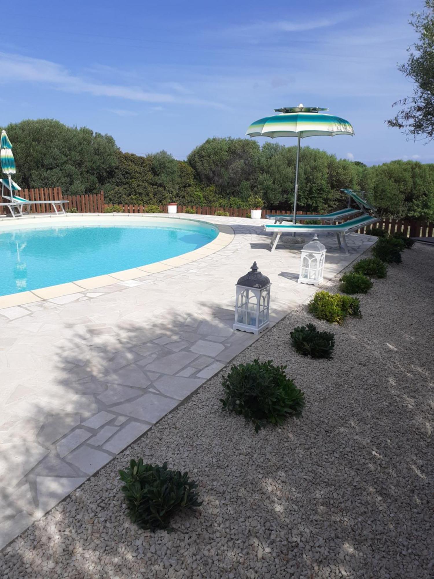 Agriturismo Gli Olivastri Appartamento Corbezzolo Con Piscina E Vista Mare,Climatizzatore,Wifi Альенту Экстерьер фото